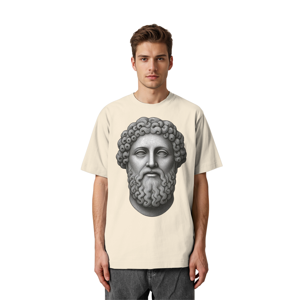 Zeus – König des Olymp - Heavy Oversized Organic Shirt