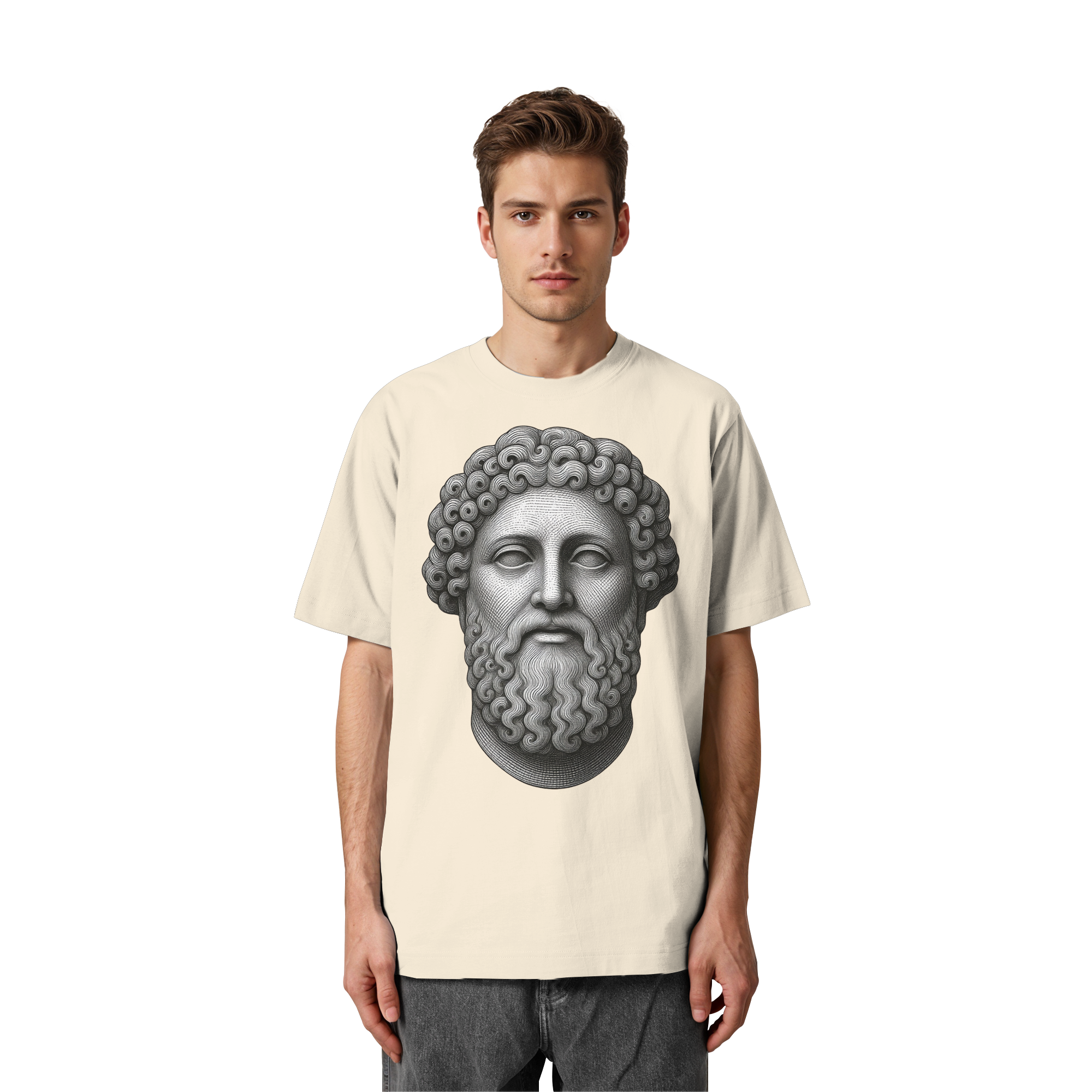 Zeus – König des Olymp - Heavy Oversized Organic Shirt