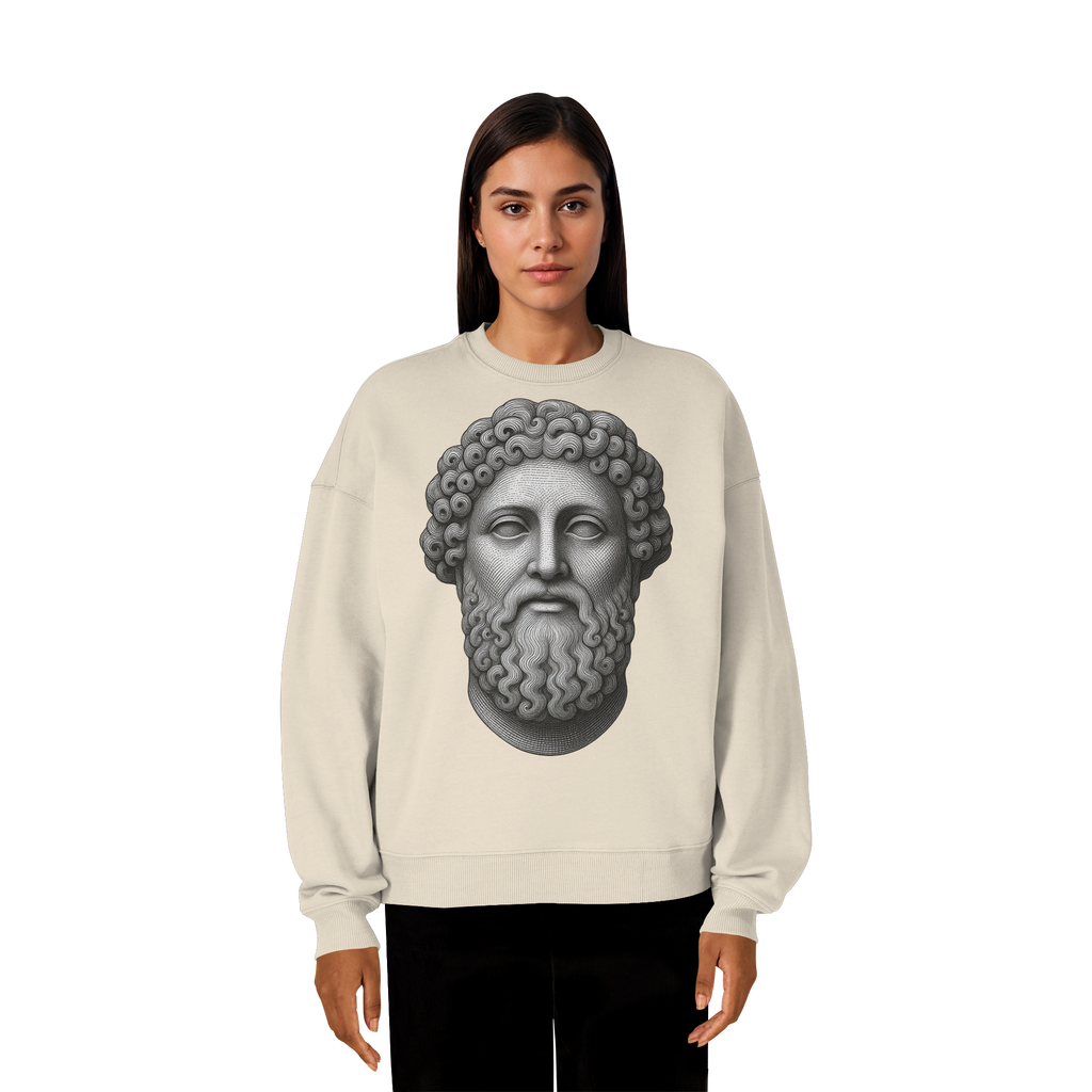 Zeus – König des Olymp - Organic Oversize Sweatshirt