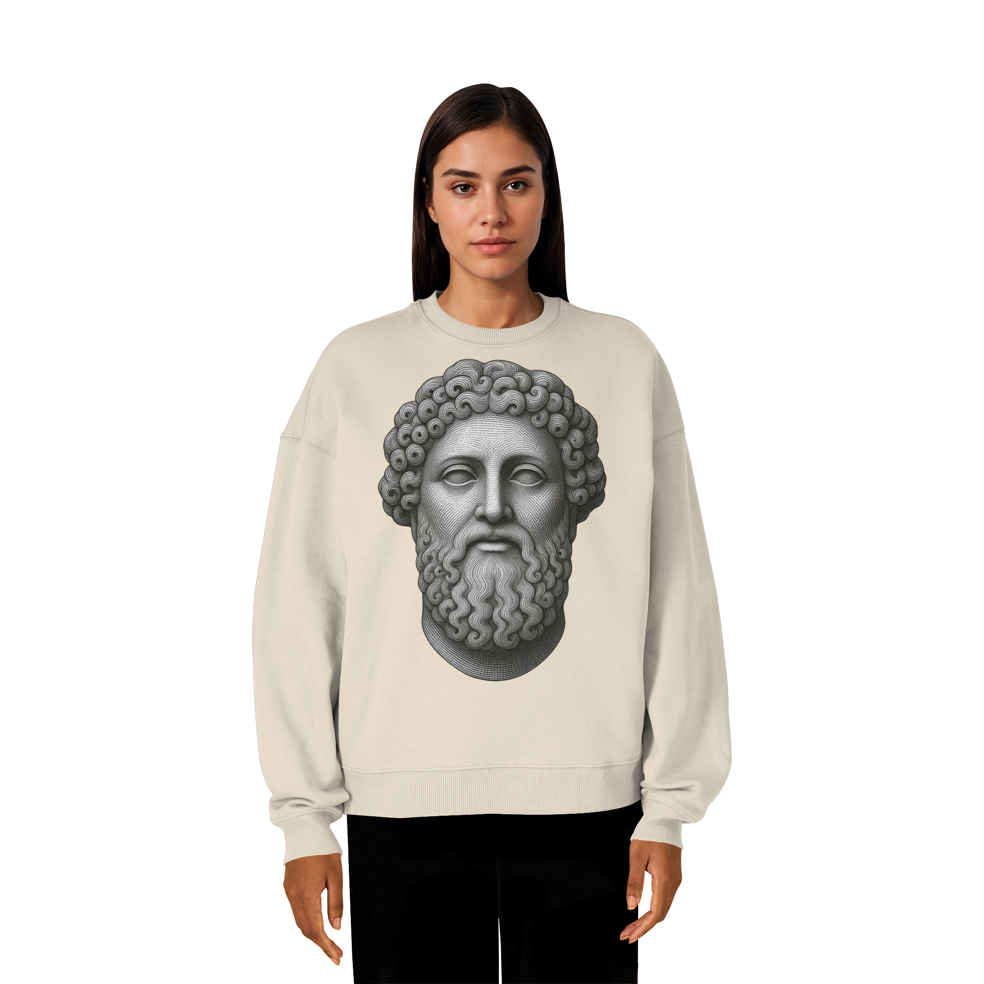 Zeus – König des Olymp - Organic Oversize Sweatshirt